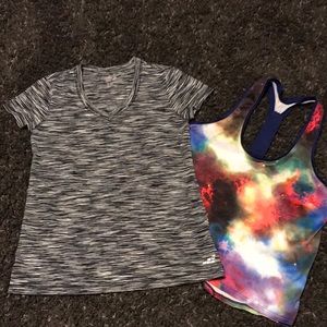 Dri-fit tank and t-shirt combo